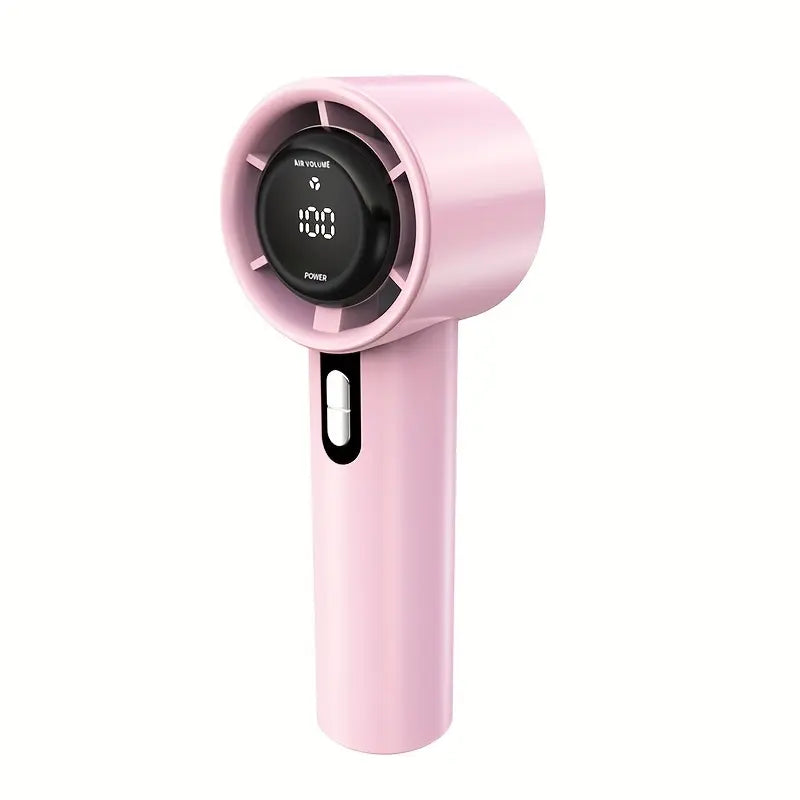Stay Cool Anywhere: The Ultimate Portable Handheld Turbo Fan with Adjustable Speeds for Outdoor Adventures
