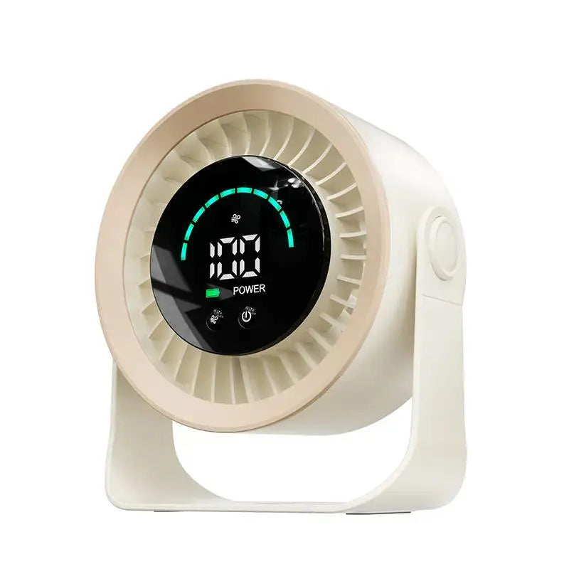 Stay Cool Anywhere: Versatile Rechargeable USB Desk Fan with 100 Speeds, 360° Rotation, and Wall-Mounted Convenience for Your Home or Office
