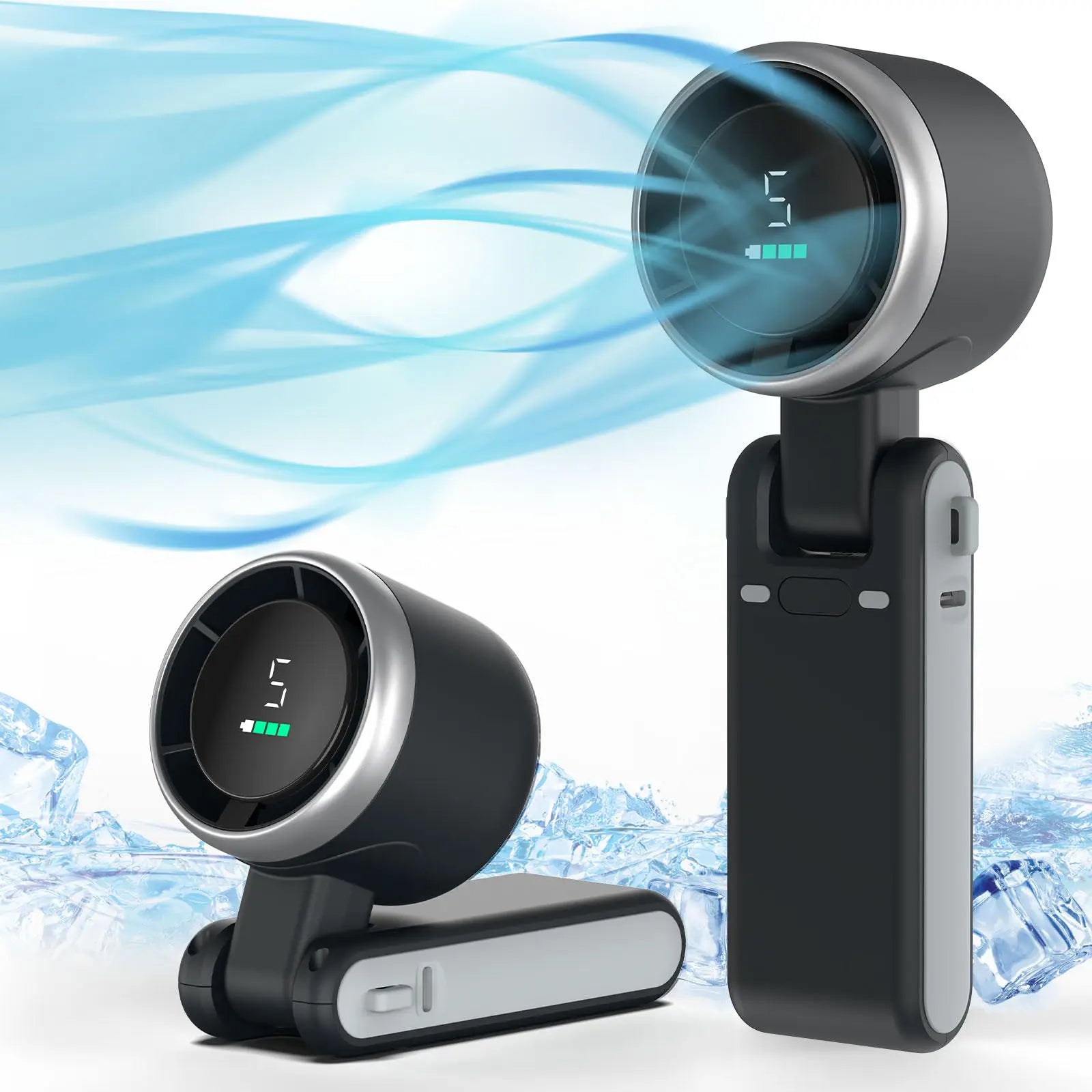 Stay Cool Anywhere: The Ultimate Portable Handheld Turbo Fan with Adjustable Speeds for Outdoor Adventures