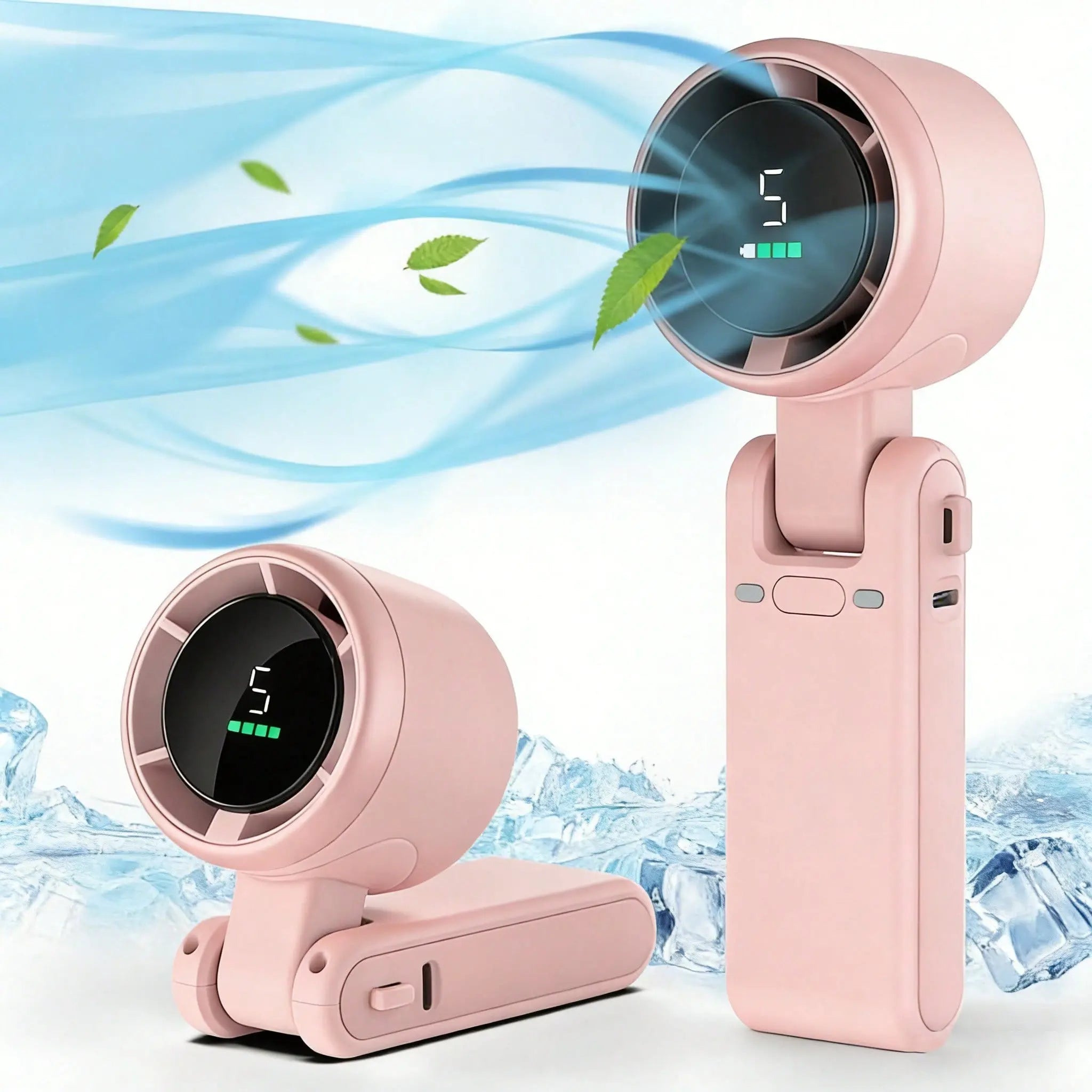 Stay Cool Anywhere: The Ultimate Portable Handheld Turbo Fan with Adjustable Speeds for Outdoor Adventures