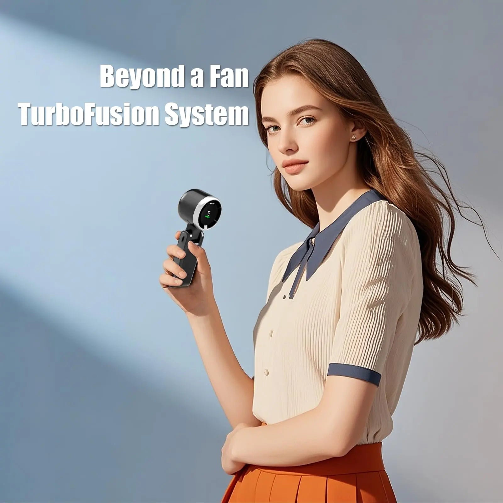 Stay Cool Anywhere: The Ultimate Portable Handheld Turbo Fan with Adjustable Speeds for Outdoor Adventures